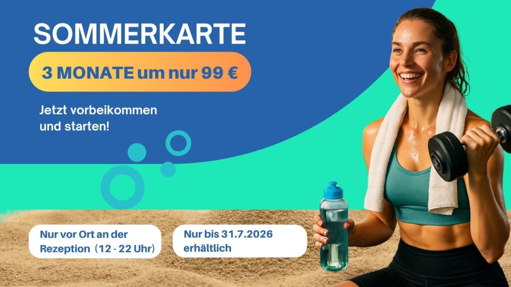 Sommerkarte Fitnesscenter Wien